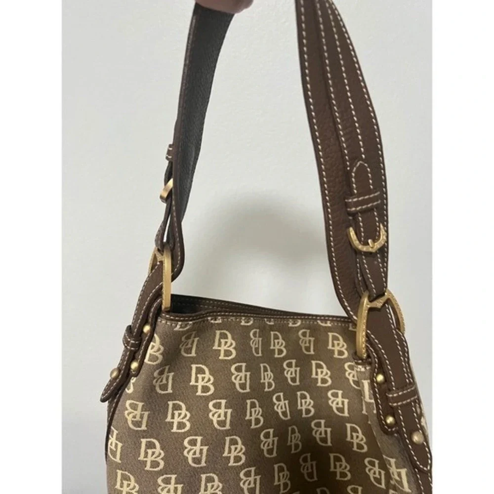 Dooney & Bourke DB Monogram‎ Hobo Bag Shoulder Bag Y2K Purse